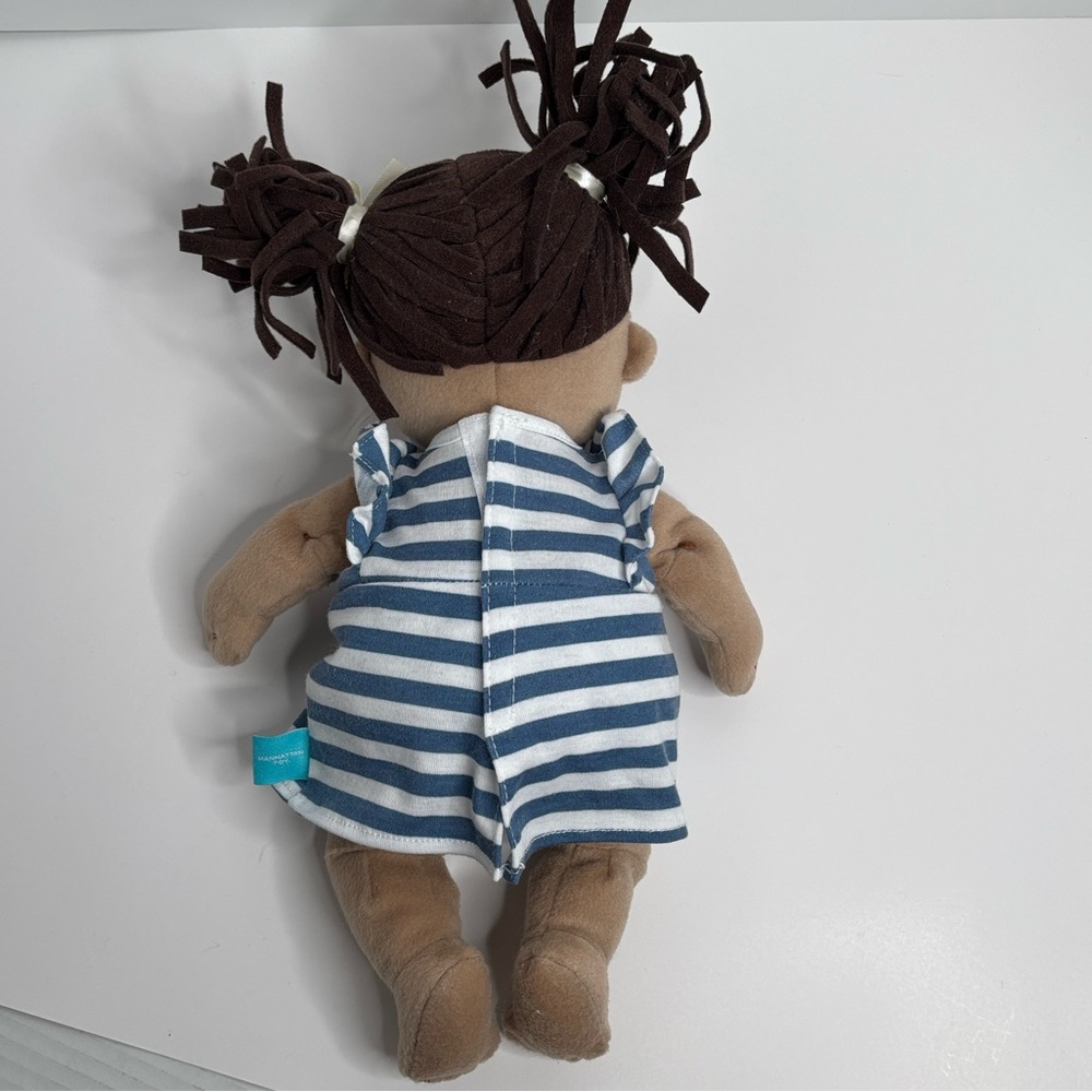 👶💖 Manhattan Toy Baby Stella 15” First Baby Doll – Soft Beige Doll Brown Hair 💖👶 - Picture 7 of 10